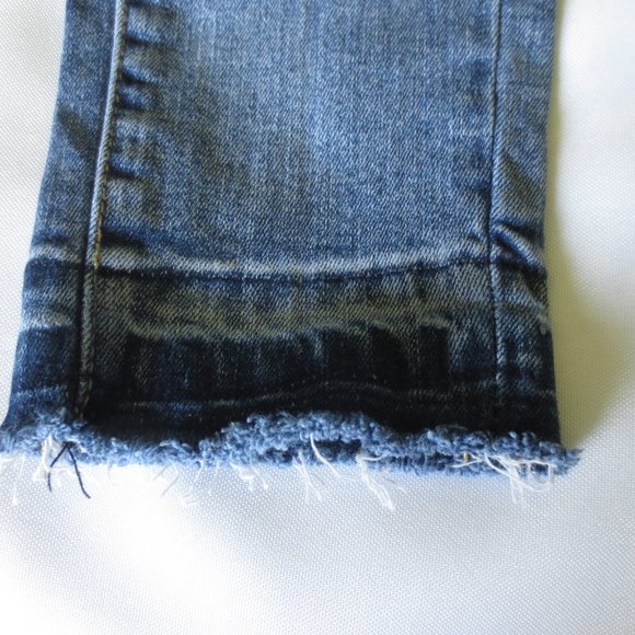 4/$14 MOSSIMO womens SKINNY jeans HIGH RISE denim POWER STRETCH blue SIZE 0 - Picture 4 of 13